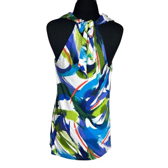 Tommy Bahama Lapis Wind Sleeveless Tank Top Size S Colorful Summer Abstract - Picture 4 of 9